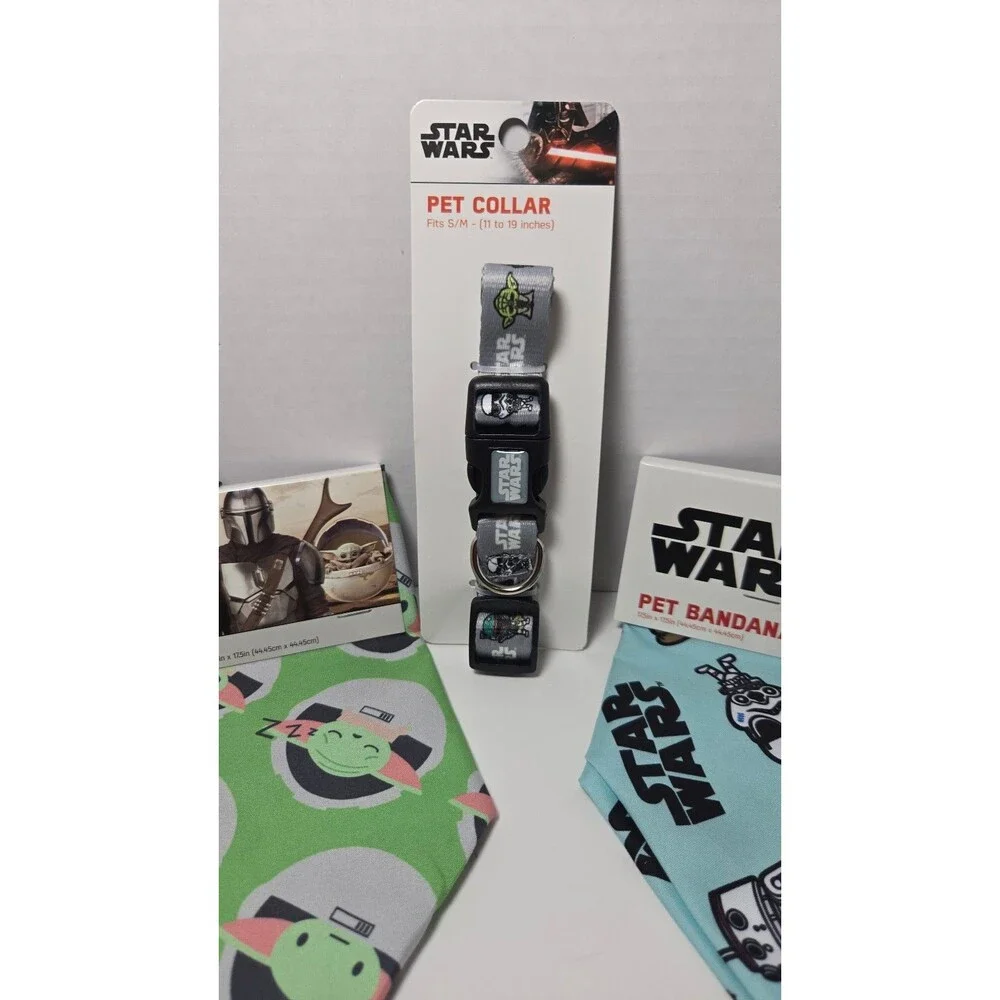 Star Wars Dog Collar and 2 Bandanas